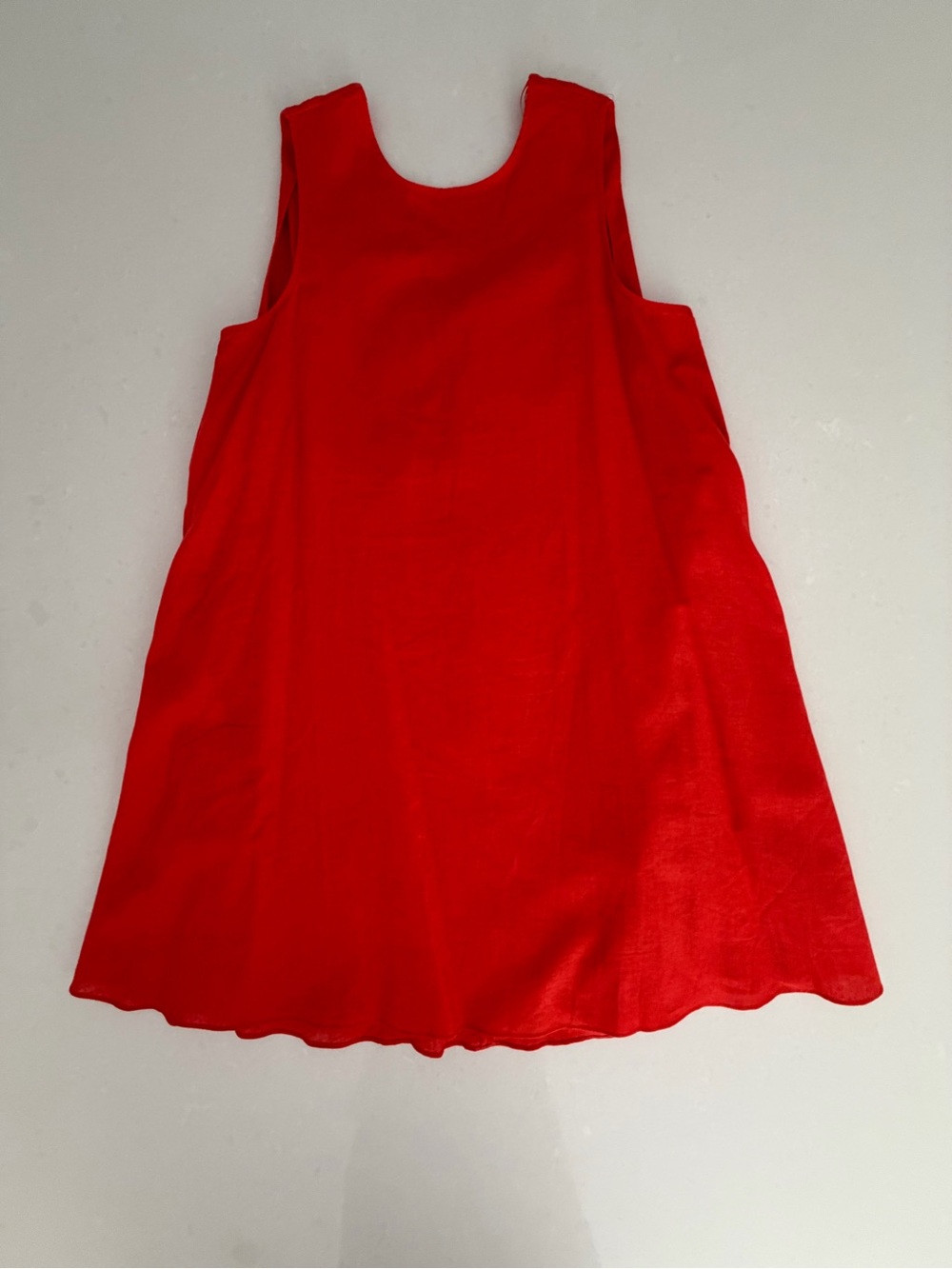 Gibson & Latimer Red Sleeveless A-Line Dress